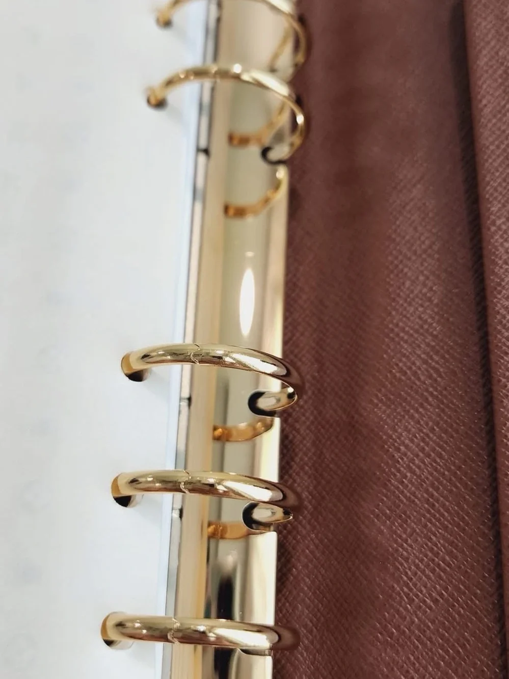 Louis Vuitton Monogram Brown and Gold Home Office Planner MM